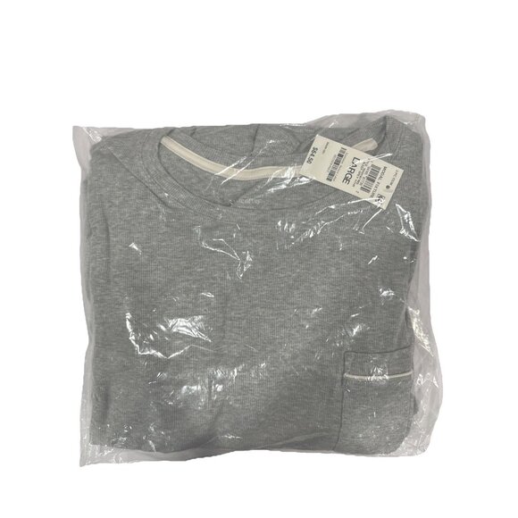 State of Day Modal Pajama Set Womens Large Gray Short Sleeve Lounge Sleepwear - Picture 5 of 5